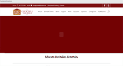 Desktop Screenshot of goodwilltheatre.net